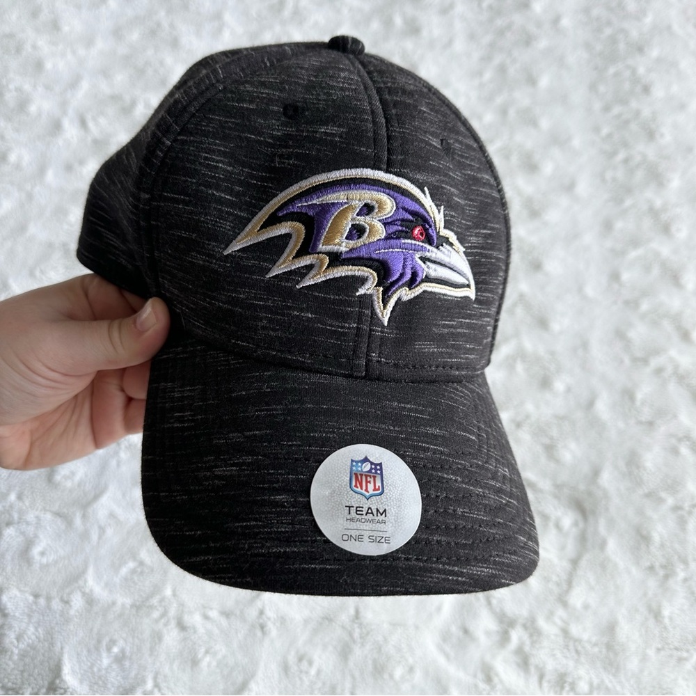 Baltimore Ravens Hat Cap Adult OS Black NFL Apparel Logo Maryland Football New